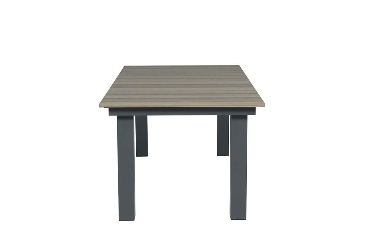 GARDEN Impressions Parkland Tisch 200x100xH77 Vironwood vintage teak/carbon black