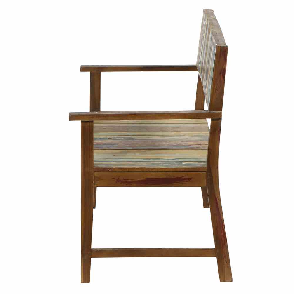 Siena Garden PALU 2er Bank Recycled Teak FSC 100% fish boat