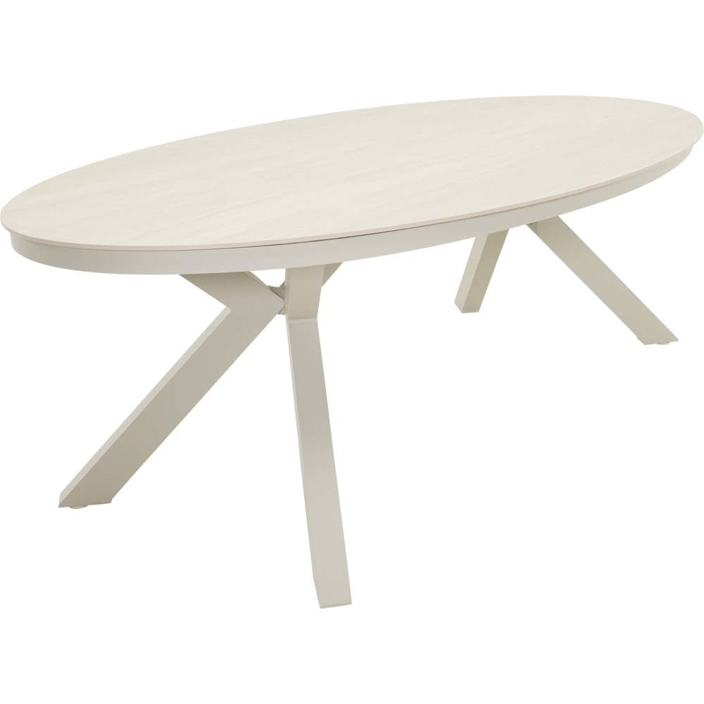 LesliLiving Davos Low Dining Tisch 220 x 120 cm beige