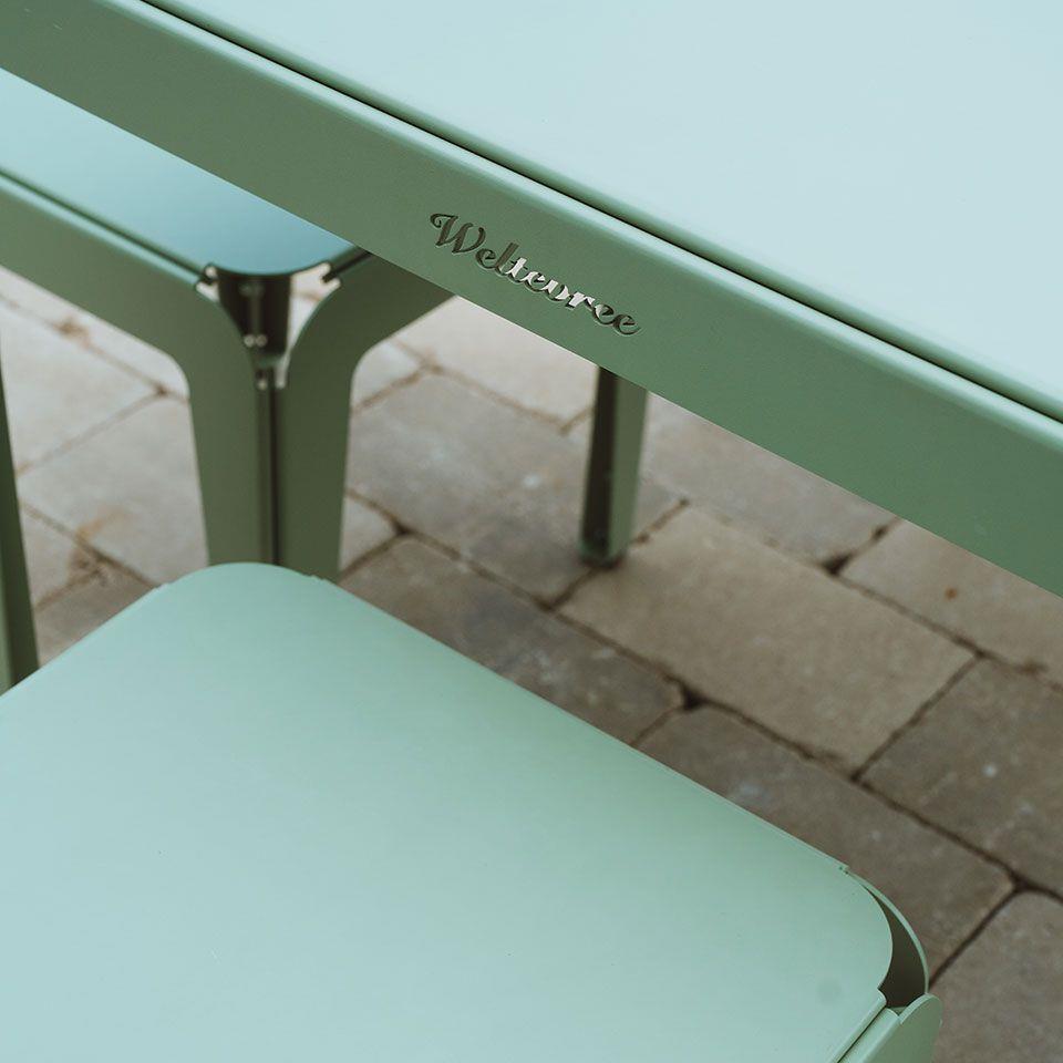 Weltevree Bended Tisch 270 Pale Grün