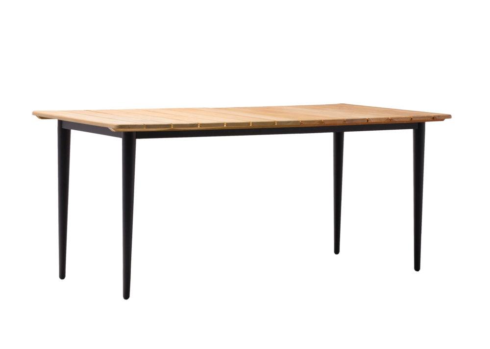 Zebra Tisch Spider 160 x 90 cm Aluminium/Teak