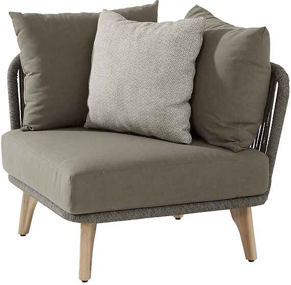 4Seasons Outdoor Santander Teak Ecklounge ohne Tisch