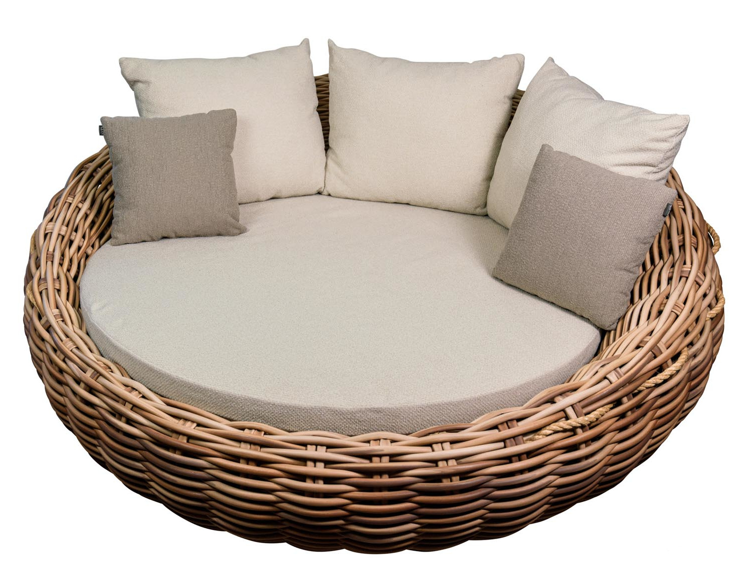 Apple Bee Cocoon Sonneninsel Daybed Bee Wett Mocca/Bouclé Cream
