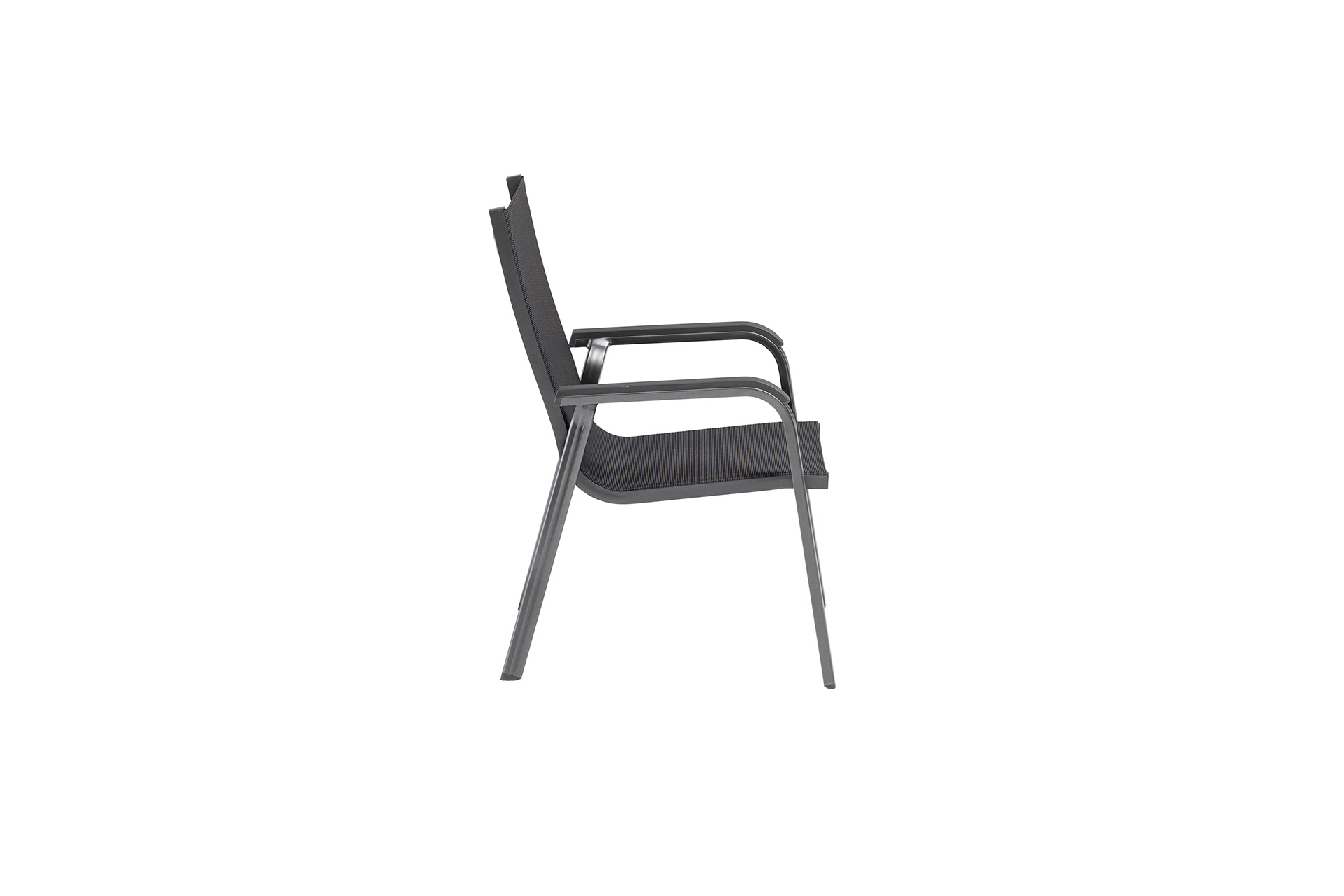 KETTLER BASIC+ PREMIUM Stapelsessel anthrazit/ Lakritz