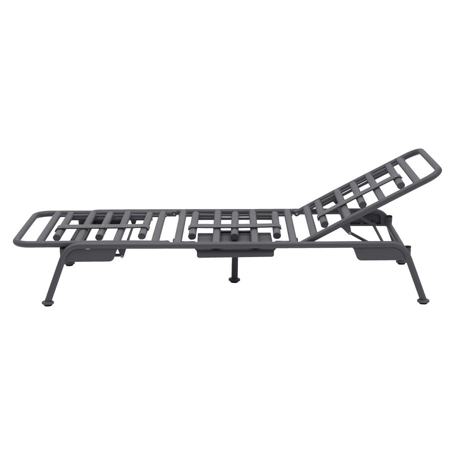 Zebra Somerset 3-Sitzer Alu graphite inkl. Kissen sutton grey