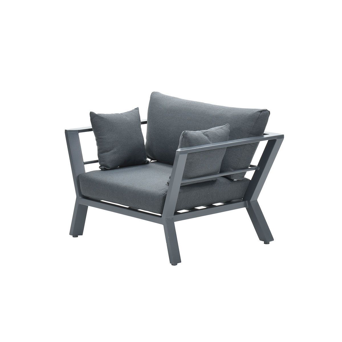 GARDEN Impressions Sasha Lounge Sessel carbon black/reflex schwarz