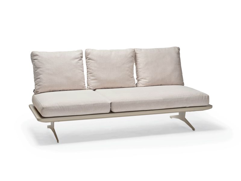 Stern Lounge/Liege Enya Aluminium/Kordel greige Kissenset 100% Polyacryl Vanilla