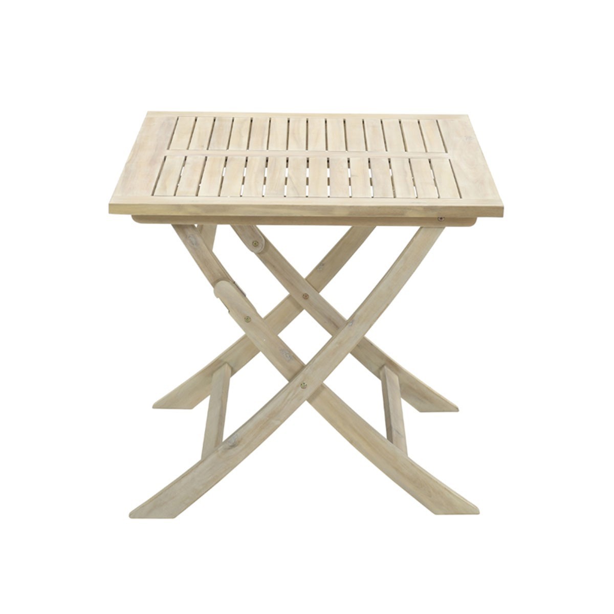 GARDEN Impressions Kent faltbare Tisch 120x80xH72 acacia white wash