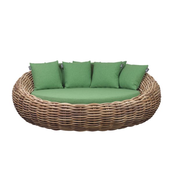 Apple Bee Cocoon Sonneninsel Daybed Bee Wett Mocca/Grün