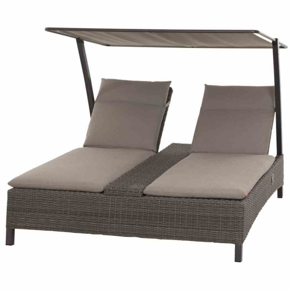 Siena Garden CORIDO Daybed Aluminium/Geflecht charcoal grey