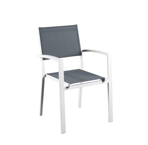 SUNS Ameido Diningsessel weiß/grau meliert