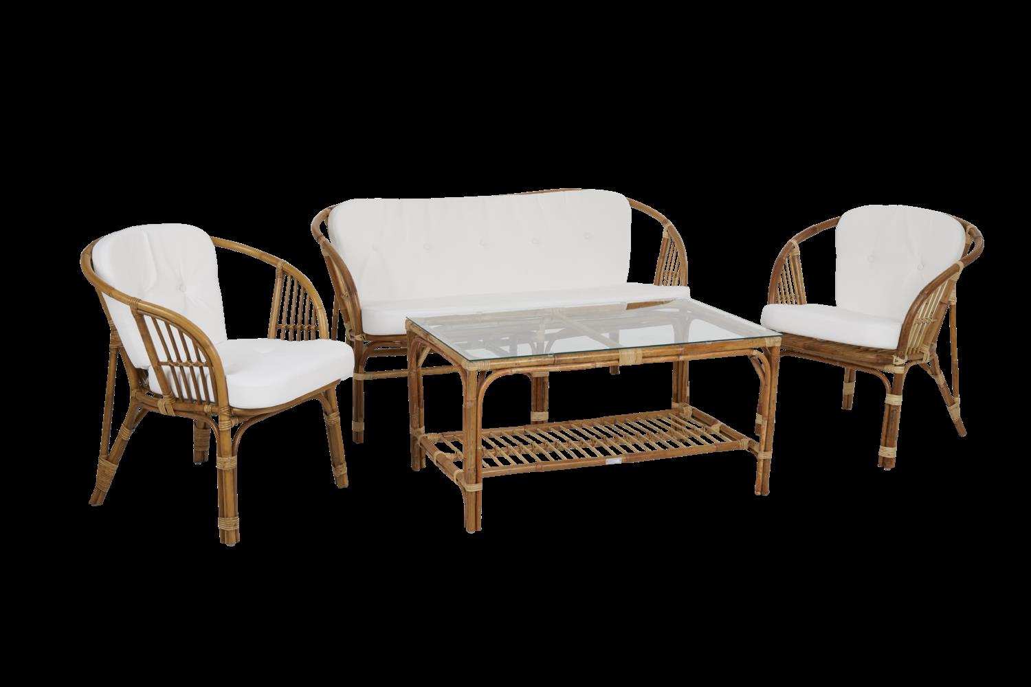 Brafab Astrakan Loungetisch 100x60 x H50 cm Rattan