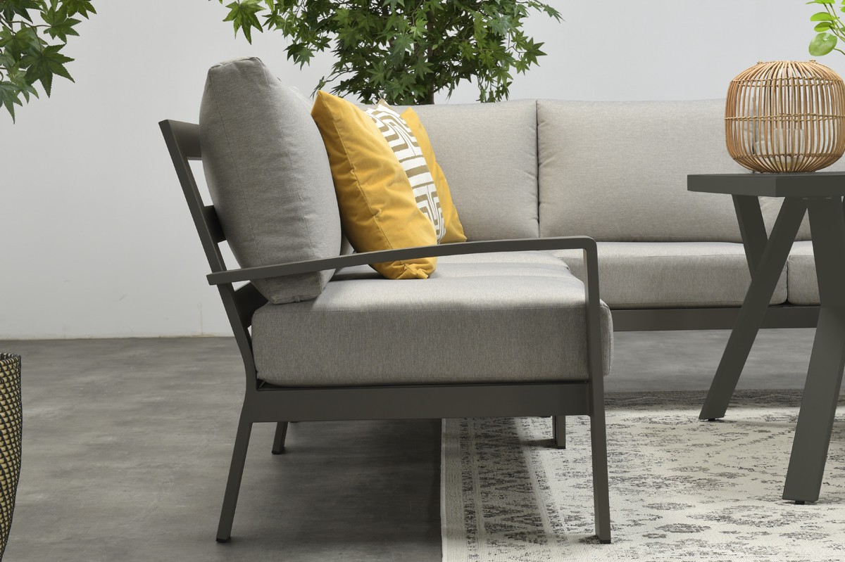 GARDEN Impressions Rondo Lounge/Dining Set 6-tlg. barista/latte