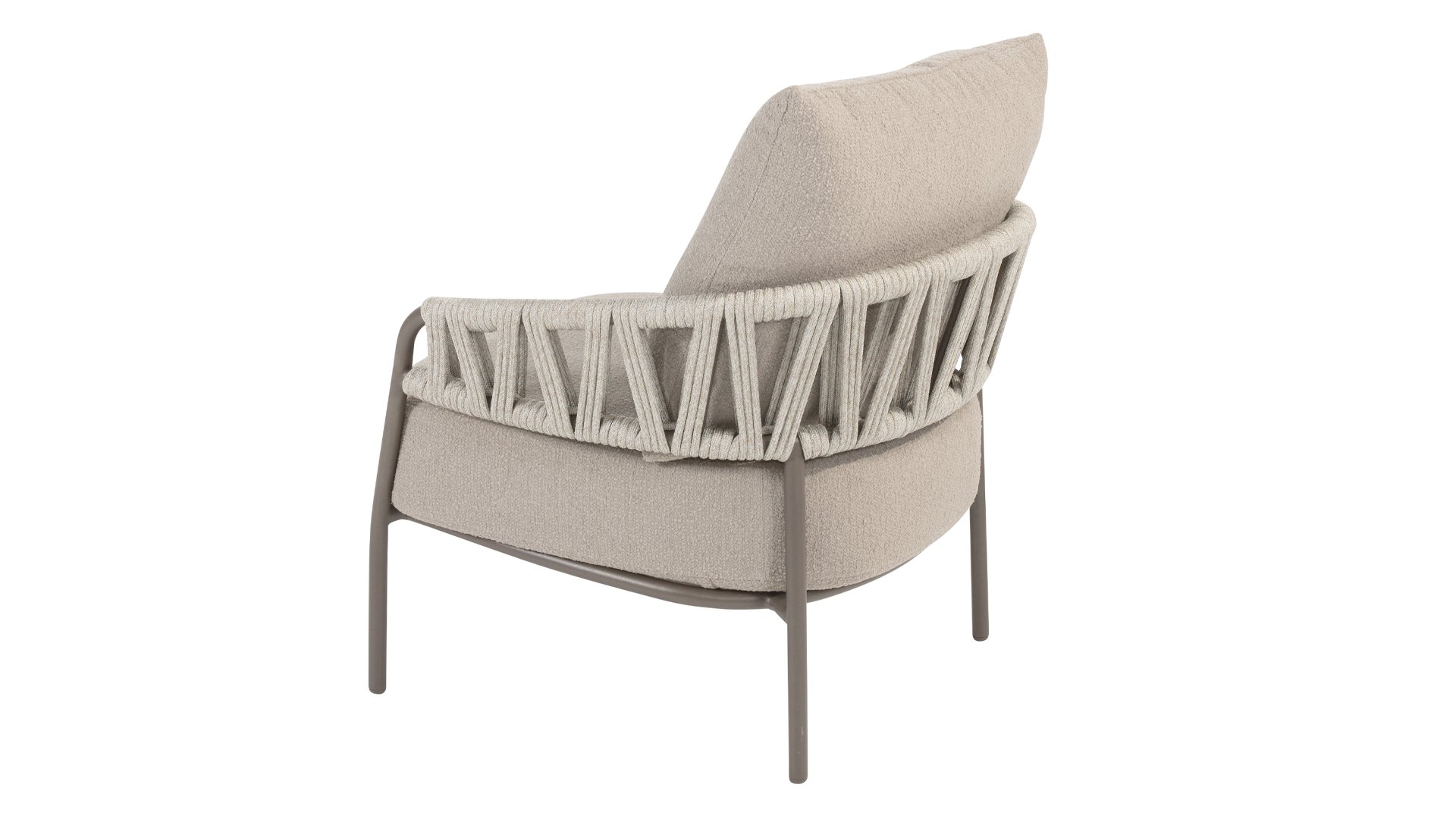 Taste by 4 Seasons Outdoor Calma Living Sessel mit 2 Kissen Terre/Grau