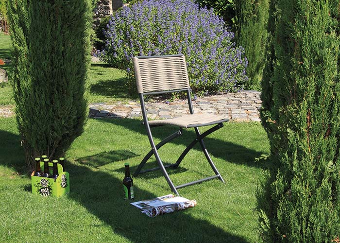 Acamp Ropa Klappstuhl anthrazit/taupe