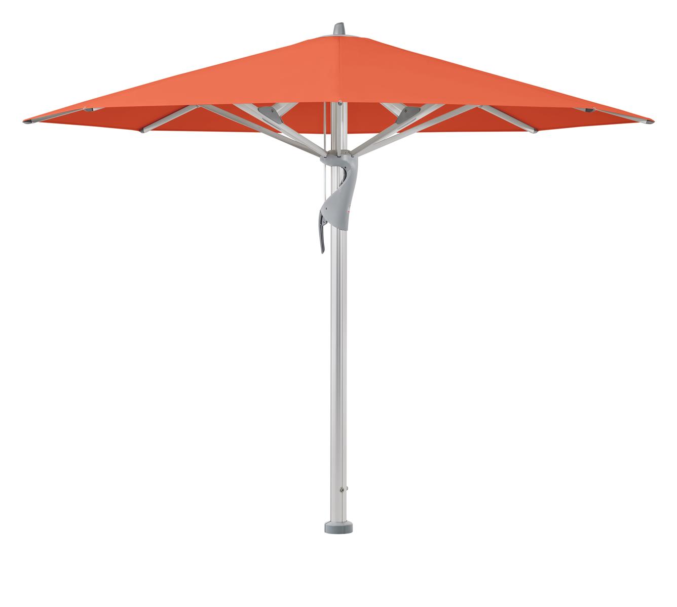 Glatz CASTELLO® Pro Sonnenschirm ohne Volant Ø 350 Klasse 5 papaya