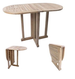 Balkonklapptisch SAMS Teak B-grade