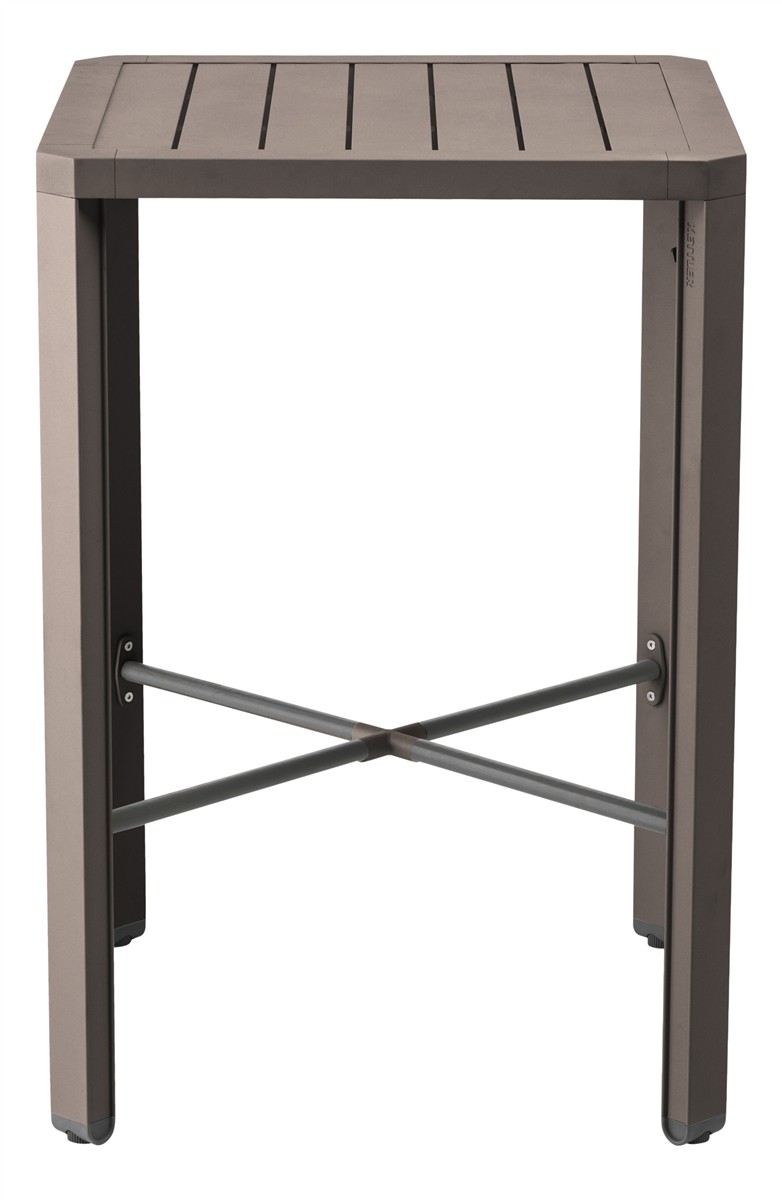 KETTLER Bartisch LATITUDE 70 x 70  Aluminium taupe