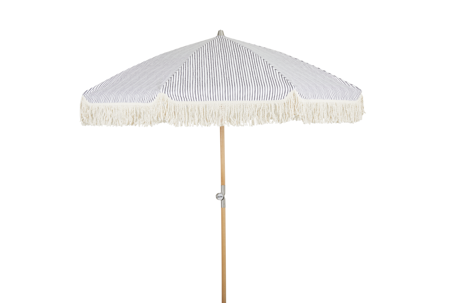 Brafab Sonnenschirm Gatsby Ø180 cm grau gestreift