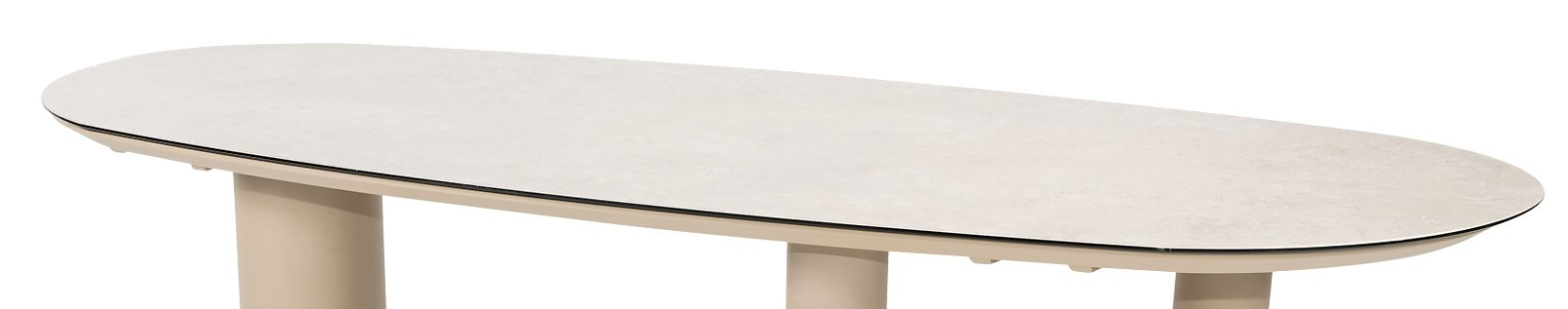 Taste by 4 Seasons Outdoor Tischplatte Denia 240x105 cm Latte Sand