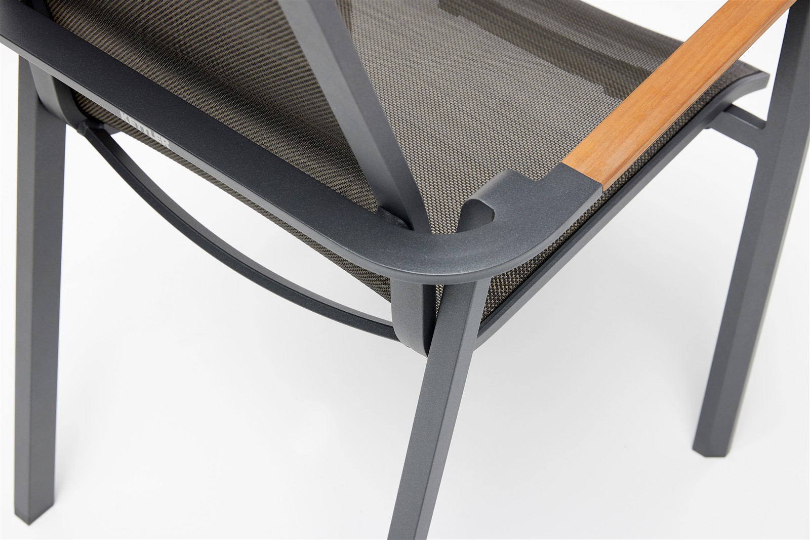 KETTLER Stapelsessel SENSE anthrazit matt/bronze