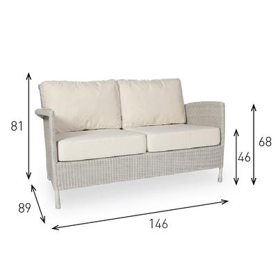Vincent Sheppard Sofa Safi 2-Sitzer mocca