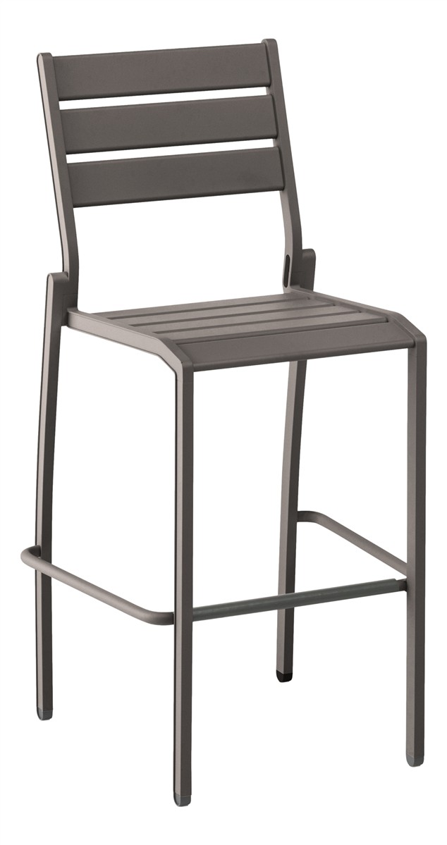 KETTLER Barstuhl LATITUDE Aluminium taupe