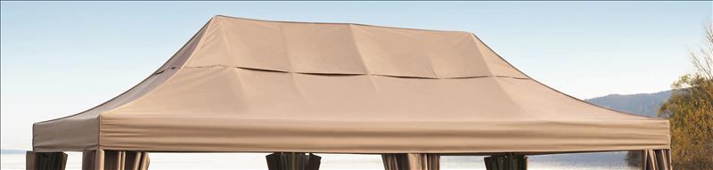 Dach zu Faltpavillon 3x6m beige 562533