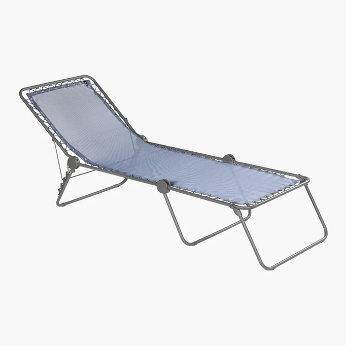 Lafuma SIESTA Sonnenliege Batyline® Iso Titane/Océan II