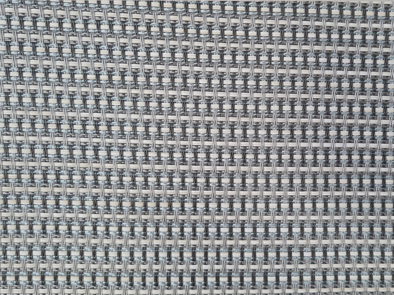 Ramberti Strandliege Bibione Silber/Grau mit Sonnendach