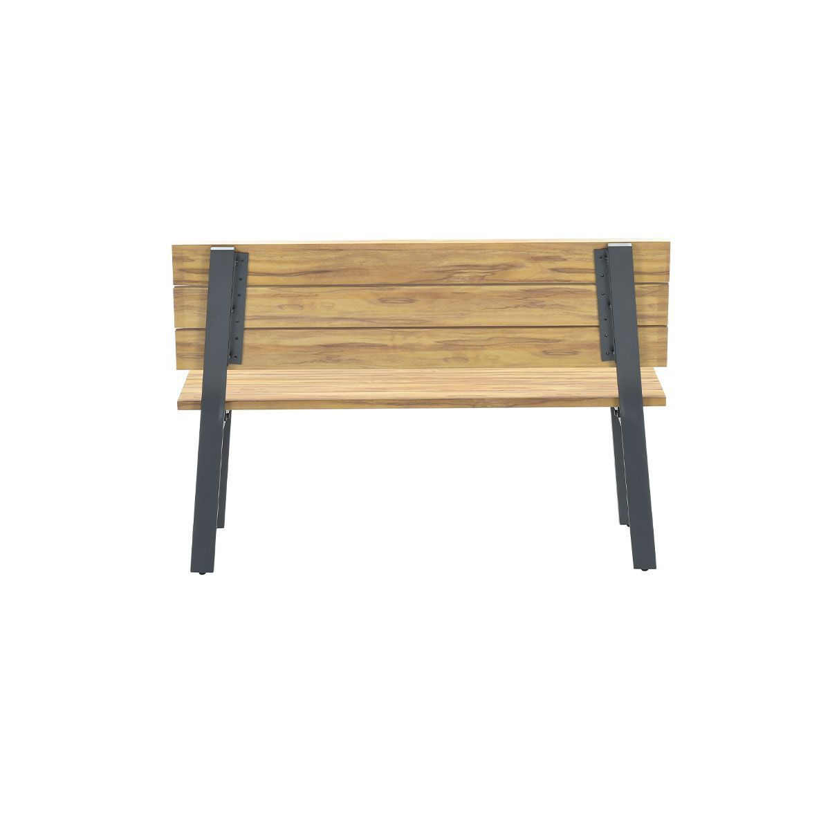 GARDEN Impressions Diva Parkbank carbon black/Teak Look