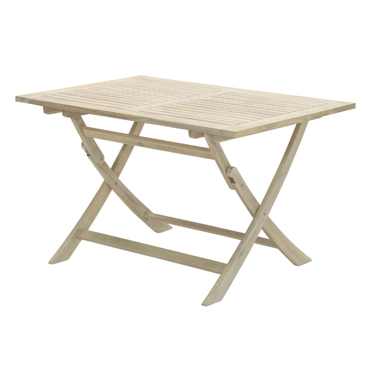 GARDEN Impressions Kent faltbare Tisch 120x80xH72 acacia white wash