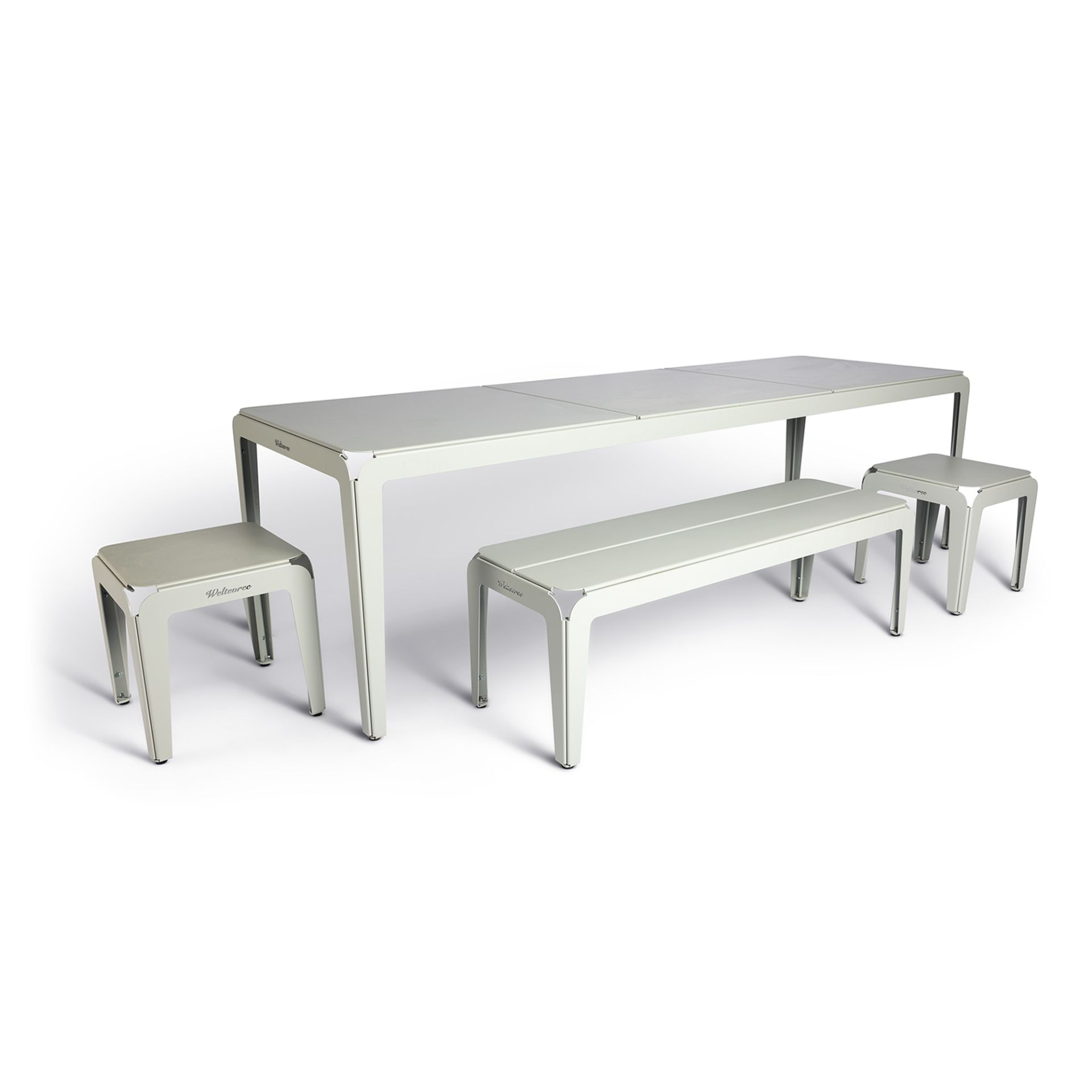 Weltevree Bended Tisch 270 Agate Grau