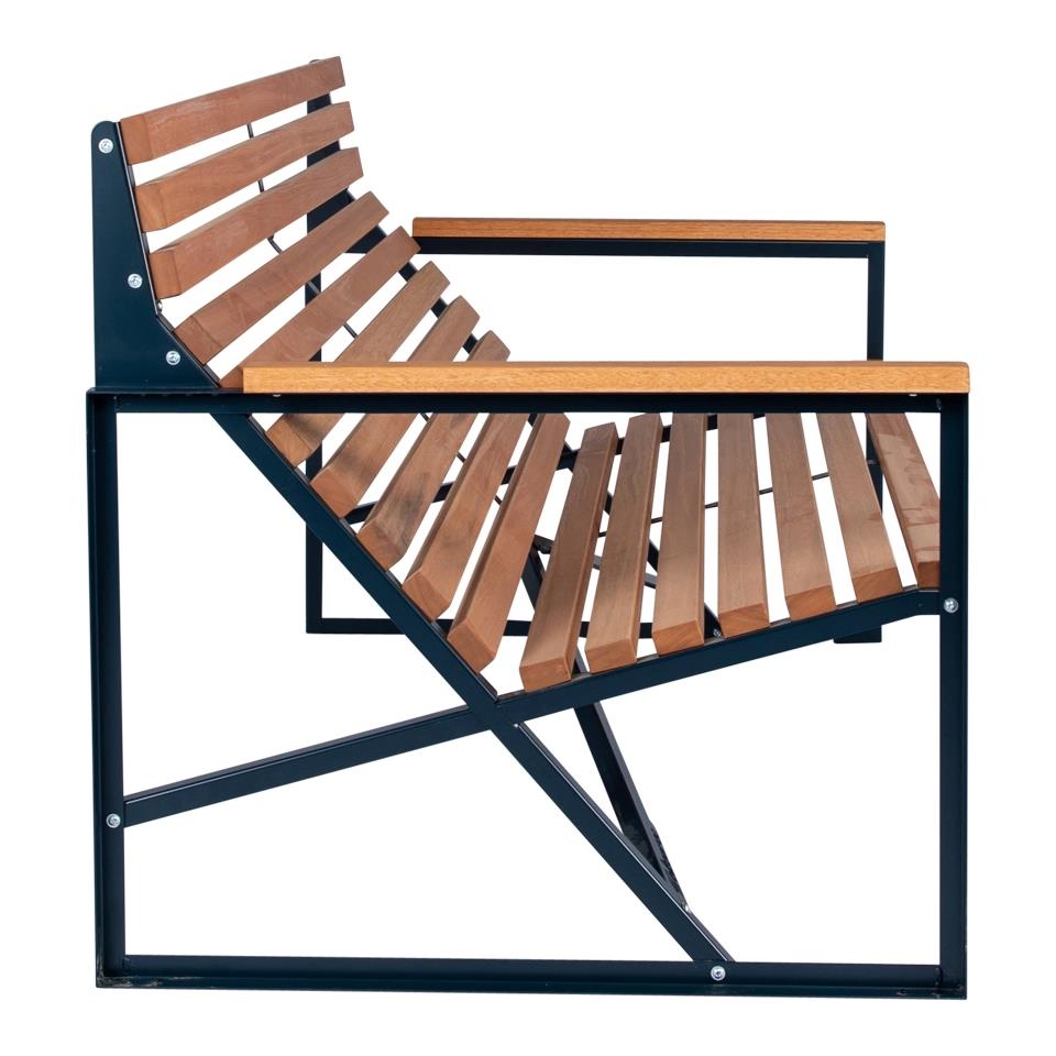Weltevree Patio Terrassenbank niedrig – Graublau