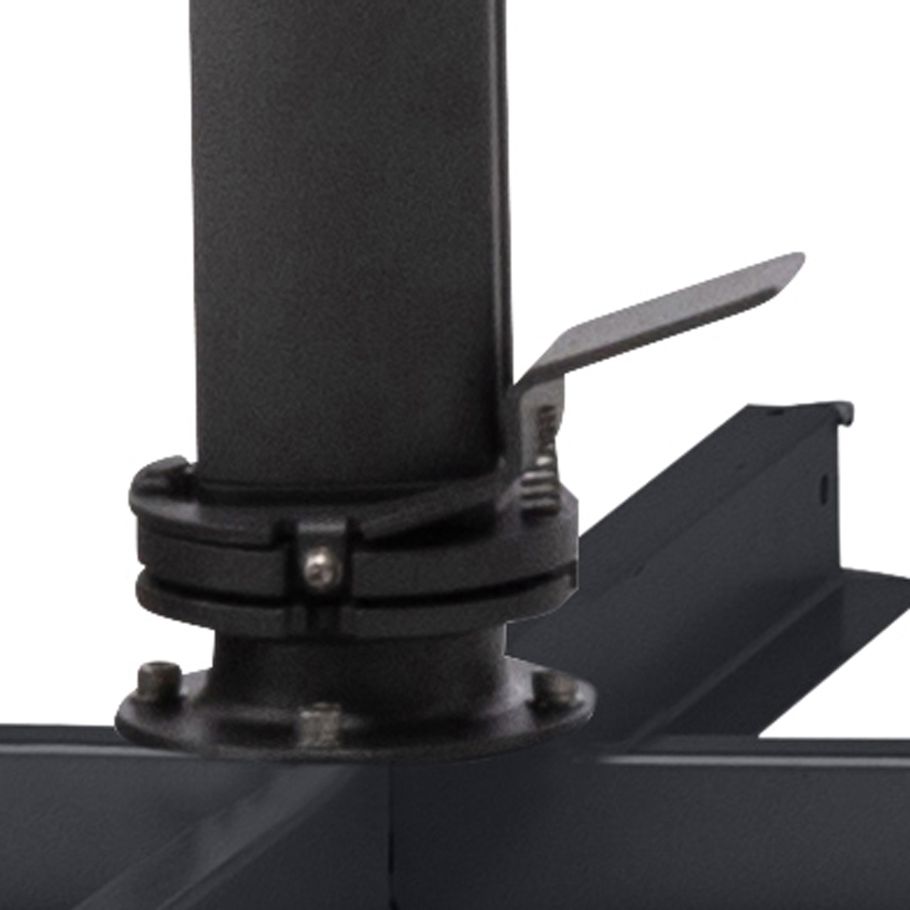 KETTLER Ampelschirm EASY SWING 300x300 cm anthrazit matt/ hellgrau
