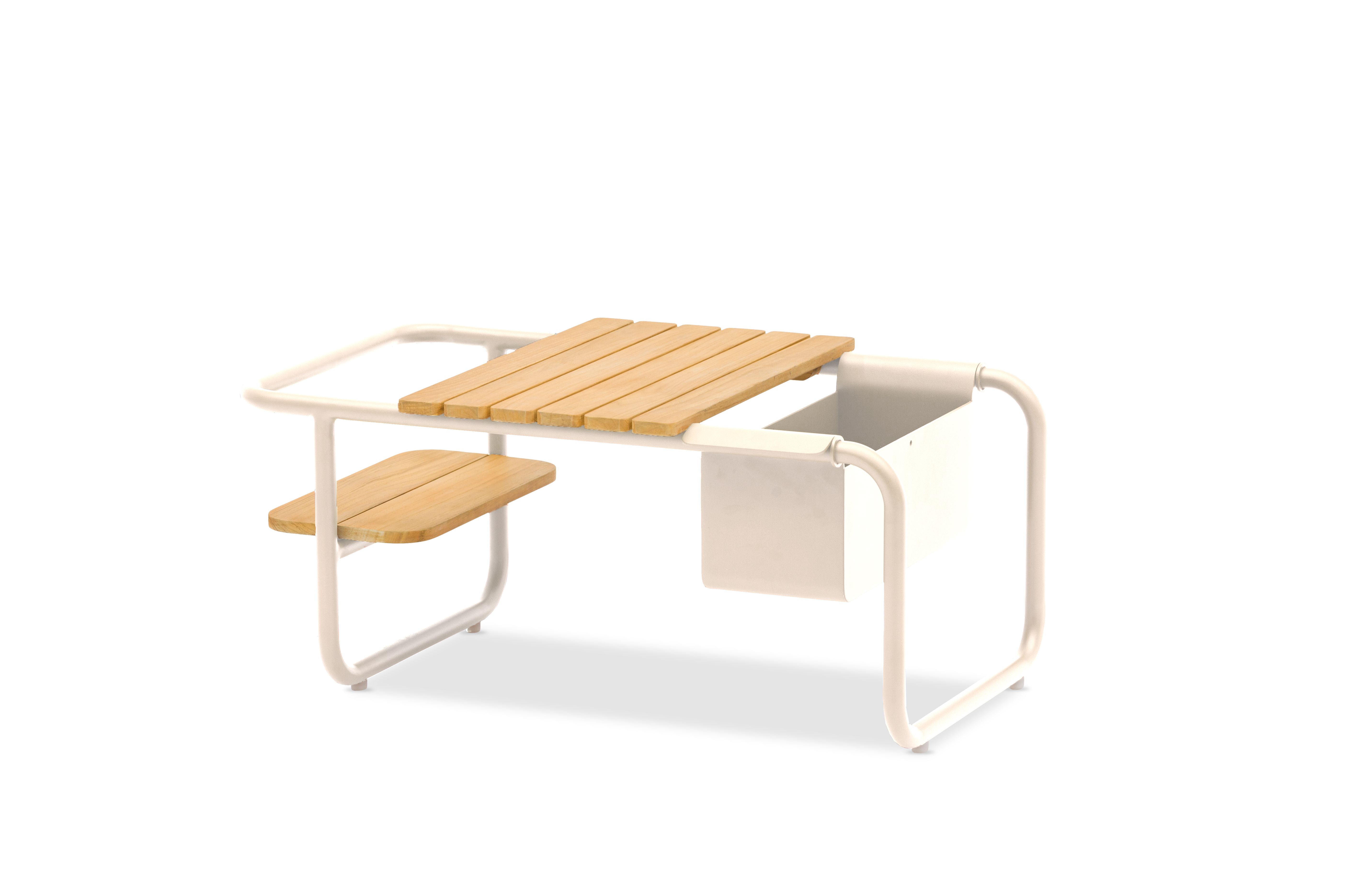 Zebra Somerset Beistelltisch Kaffeetisch Alu light taupe 83 x 46 cm