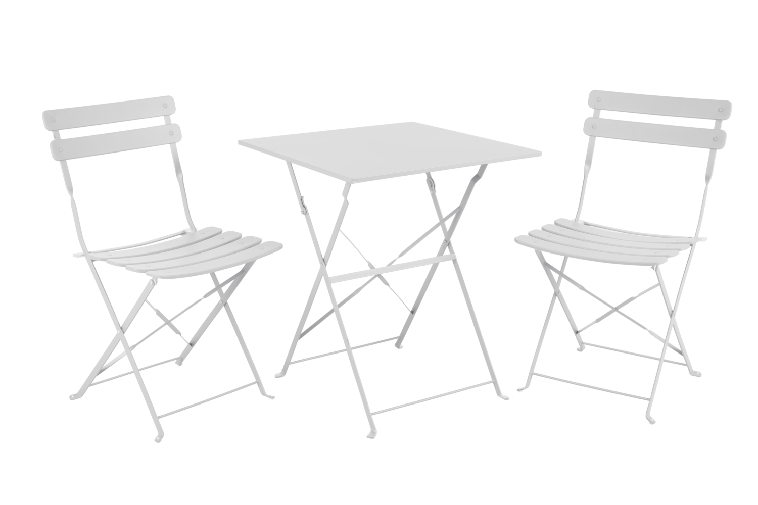 Brafab Ponte Café-Set klappbar weiß