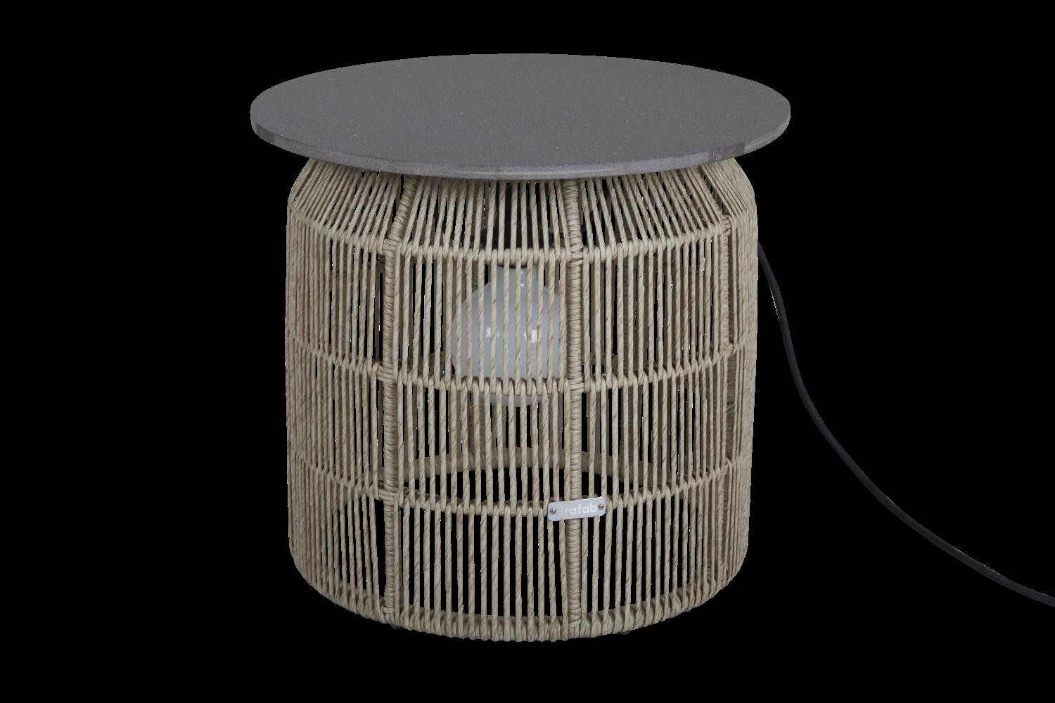 Brafab Pamir Beistelltisch 50 H45 beige