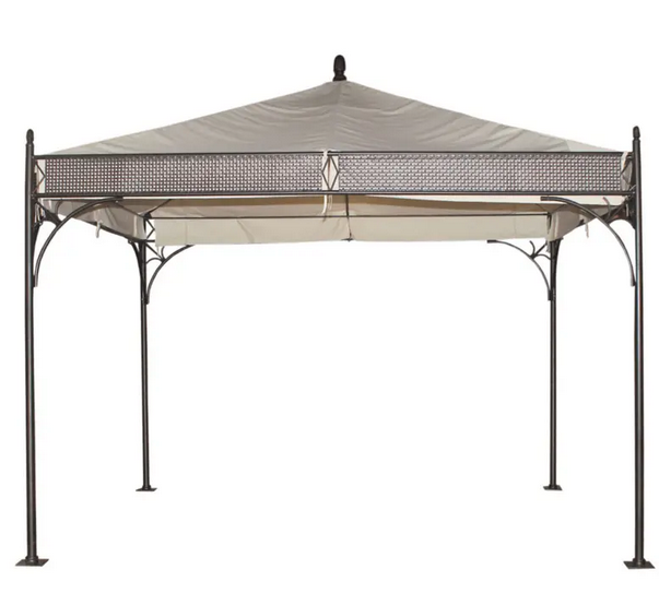 MBM Pavillon Romeo Elegance Marone Antik 3,5 x 3,5 m