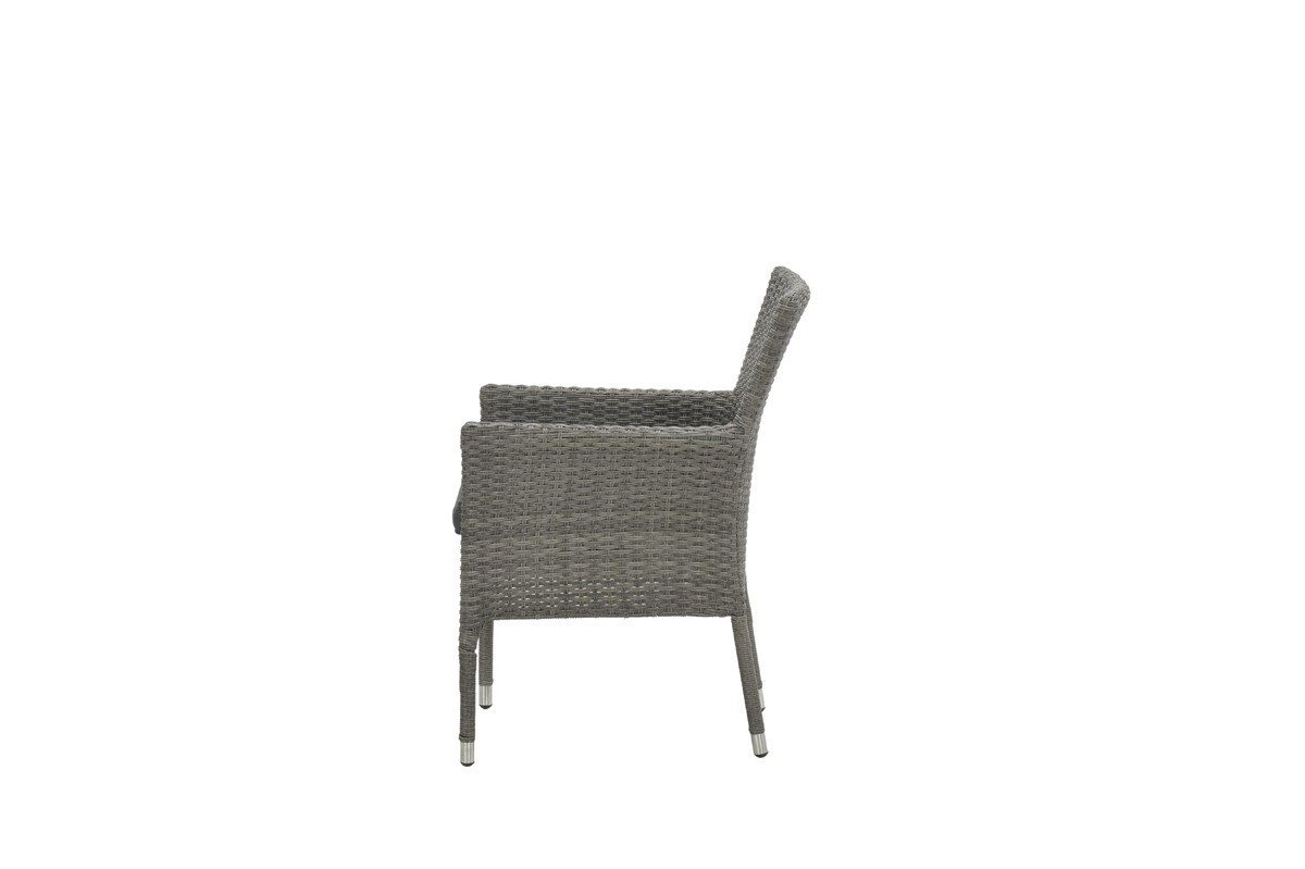 Garden Impressions Nicosia stapelbarer Stuhl organic grey 2-half/anthrazit