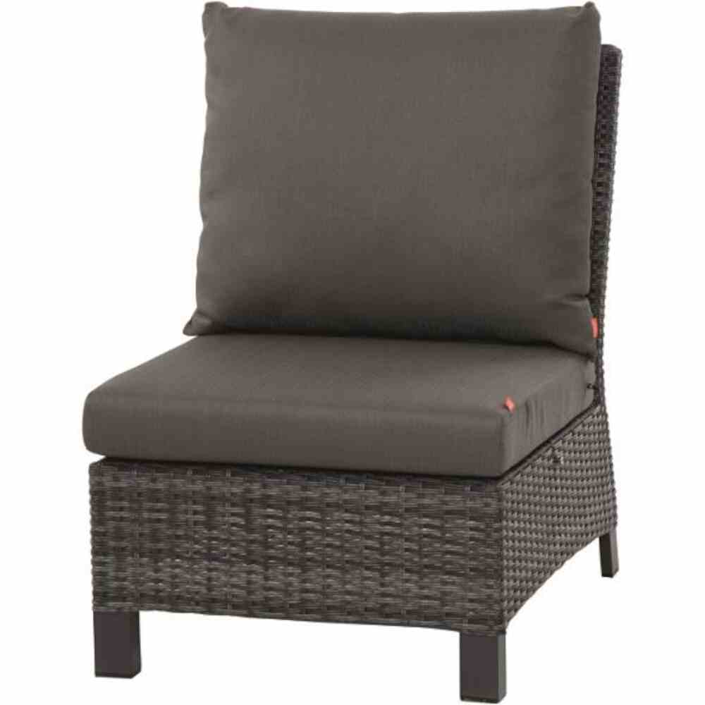 Siena Garden BERGAMO Eck-Set 5-teilig Aluminium/Geflecht/Keramik matt anthrazit