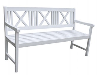 Tischgruppe Molde Eukalyptus FSC® white washed 4-teilig