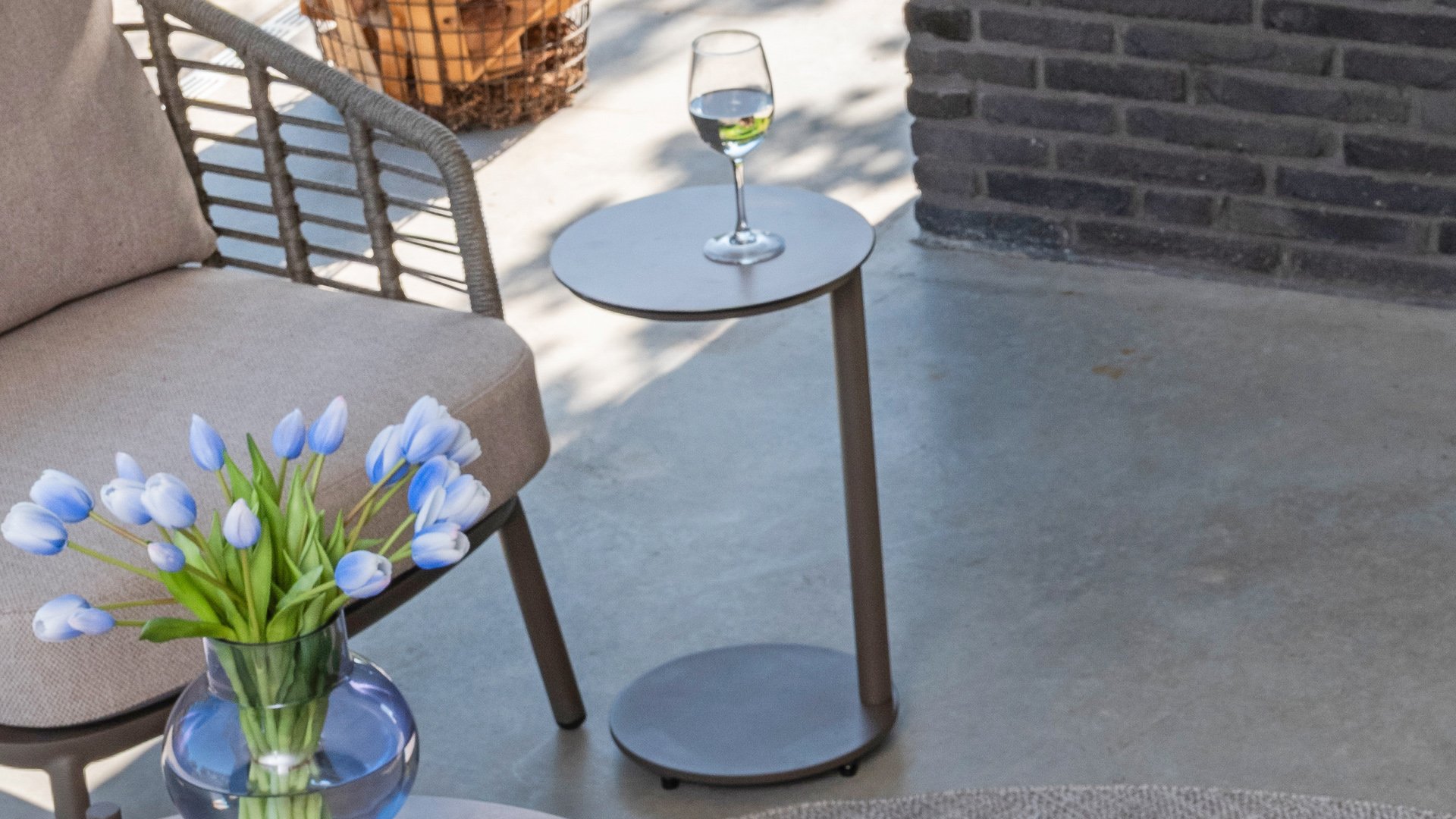 Taste by 4 Seasons Outdoor Beistelltisch 30 cm Vic Terre/Sand