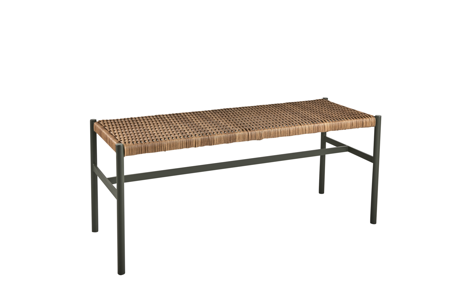 Brafab Bank DK Aluminium/Kunststoffgeflecht Nordic Green