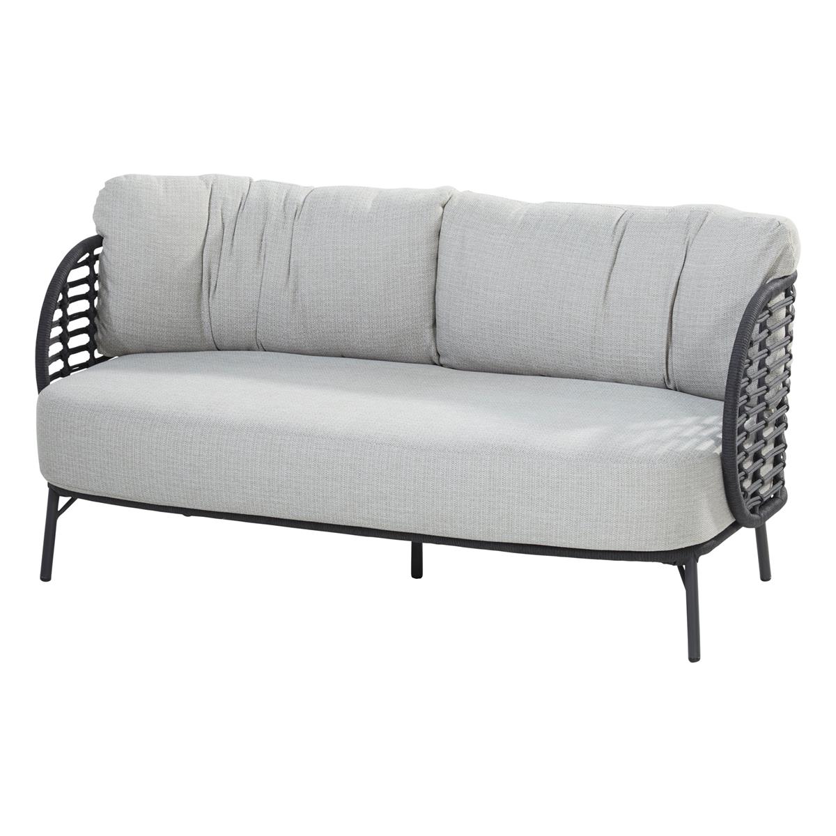 4Seasons Outdoor FABRICE Sofa 2.5 Sitzer antrazit