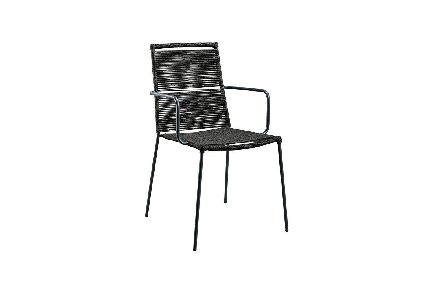 SUNS Kea Dining Sessel Stahlgestell MRG Rope grau