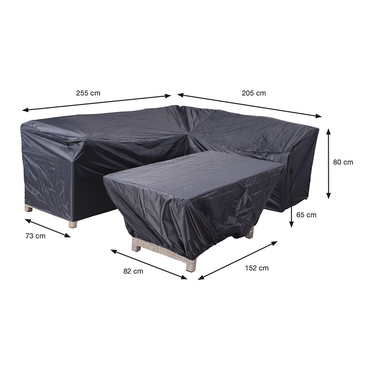 GARDEN Impressions Coverit Lounge/Dinner hülle 255/205x73xH80 & 152x82xH65