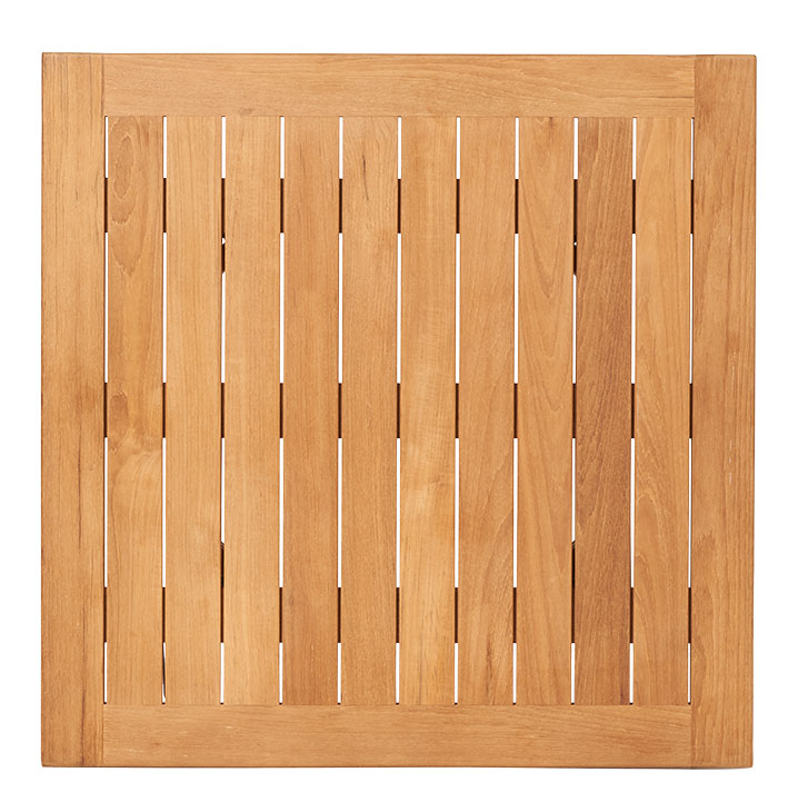 Traditional Teak Gartentisch Luna 90 x 90 Teakholz