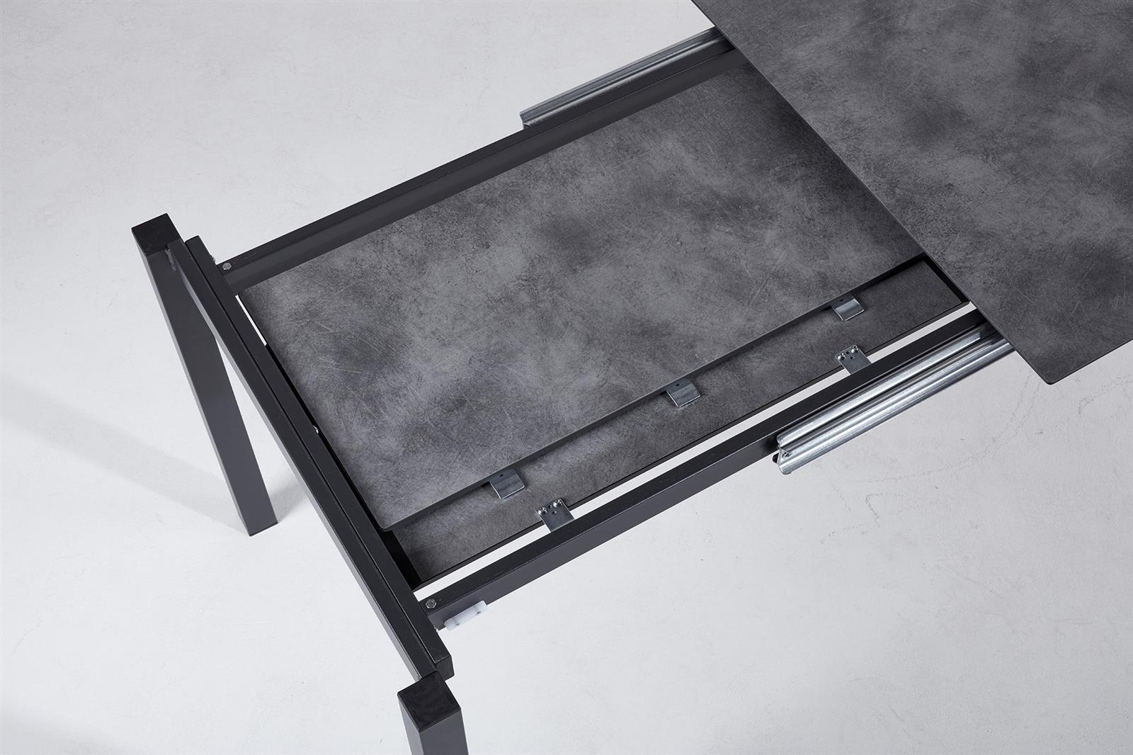 Best Freizeitmöbel Ausziehtisch Palazzo 120/160-200x80cm anthrazit