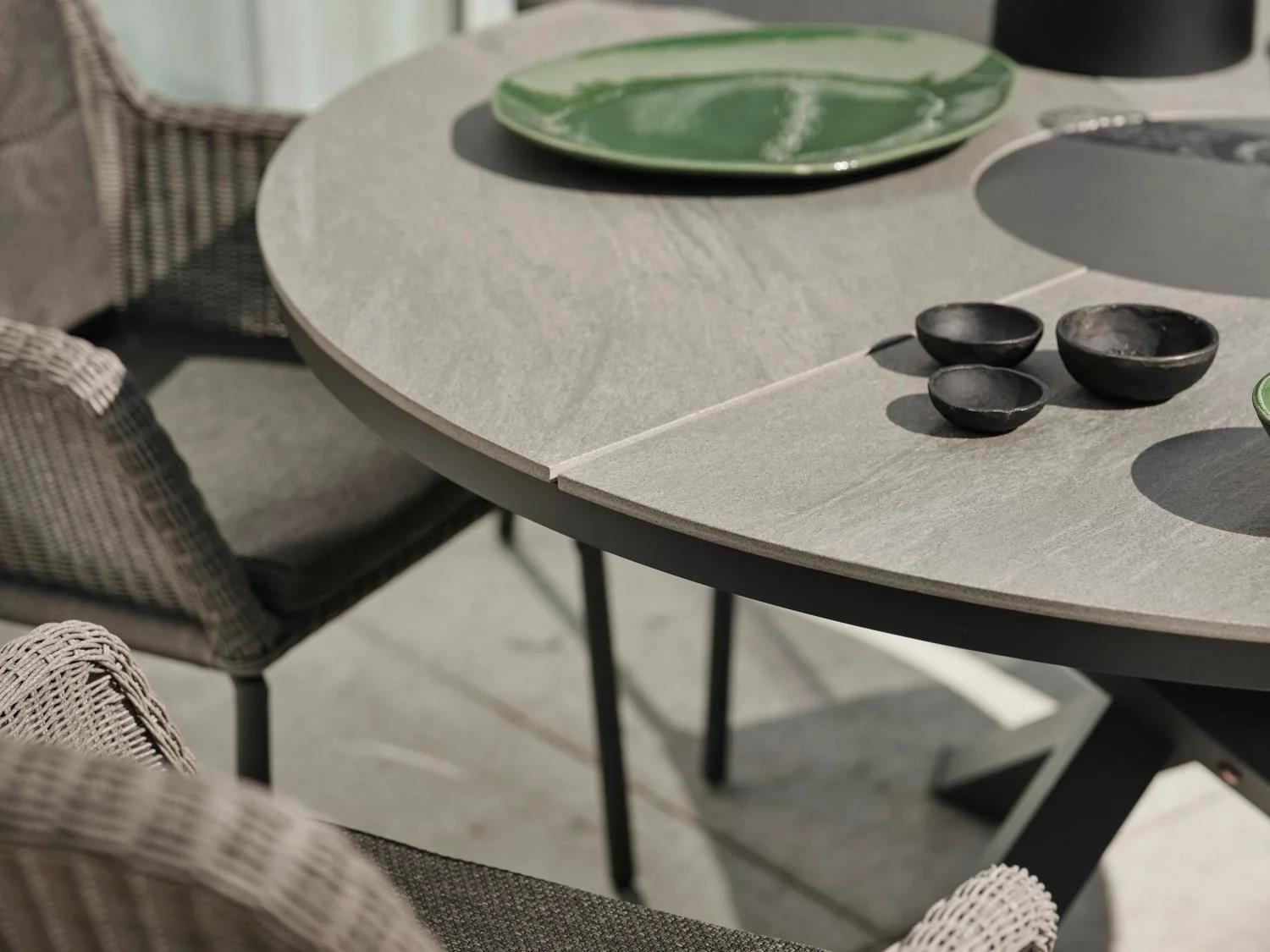 Brafab Diningsessel Dimma Kunststoffgeflecht anthrazit/grau